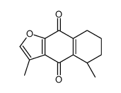 (5S)-3,5-dimethyl-5,6,7,8-tetrahydrobenzo[f][1]benzofuran-4,9-dione Structure