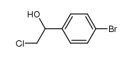 1-(4-bromophenyl)-2-chloroethanol结构式