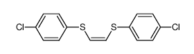 (Z)-1,2-bis(4-chlorophenylthio)ethylene结构式