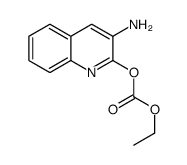3-AMINOQUINOLIN-2-YL ETHYL CARBONATE Structure