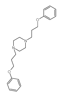 Piperazine, 1,4-bis(3-phenoxypropyl)-结构式