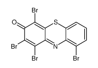 1,2,4,9-tetrabromophenothiazin-3-one Structure