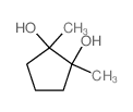 1,2-dimethylcyclopentane-1,2-diol Structure