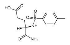 2-p-toluenesulphonyl-L-isoglutamine Structure