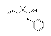 2,2-dimethyl-N-phenylpent-4-enamide Structure