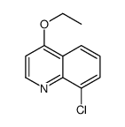8-氯-4-乙氧基喹啉结构式