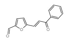 5-(3-氧代-3-苯基丙-1-烯-1-基)呋喃-2-甲醛结构式