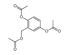1,4-diacetoxy-2-acetoxymethyl-benzene Structure