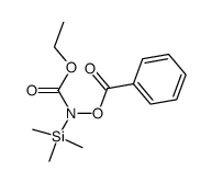 O-Benzoyl-N-carbethoxy-N-(trimethylsilyl)hydroxylamine结构式