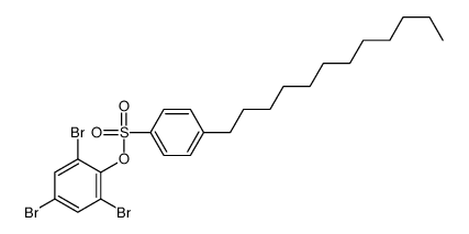 (2,4,6-tribromophenyl) 4-dodecylbenzenesulfonate结构式