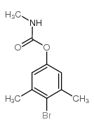 4-溴-3,5-二甲苯基-N-甲基氨基甲酸酯结构式