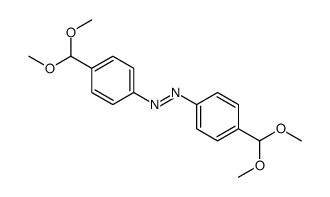 bis[4-(dimethoxymethyl)phenyl]diazene Structure