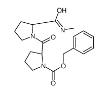 benzyl (2S)-2-[(2S)-2-(methylcarbamoyl)pyrrolidine-1-carbonyl]pyrrolidine-1-carboxylate Structure