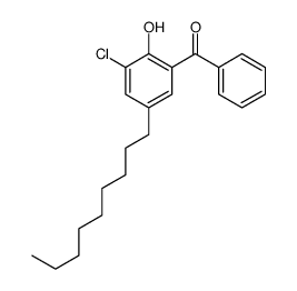 (3-Chloro-2-hydroxy-5-nonylphenyl)phenylmethanone structure