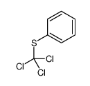 trichloromethylsulfanylbenzene结构式