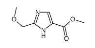 (9ci)-2-(甲氧基甲基)-1H-咪唑-4-羧酸甲酯结构式