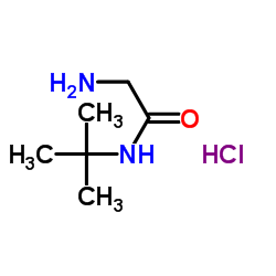 2-氨基-N-(叔丁基)乙酰胺盐酸盐结构式