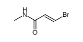 trans-β-Brom-N-methylacrylsaeureamid Structure