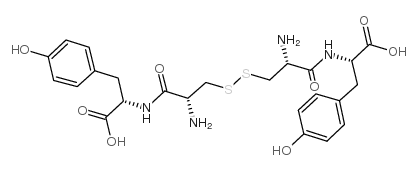 (H-Cys-Tyr-OH)2 (Disulfide bond)结构式