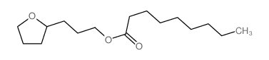 Nonanoic acid,3-(tetrahydro-2-furanyl)propyl ester Structure