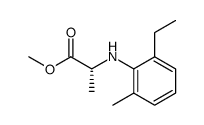 (R)-(+)-N-(2-Ethyl-6-methyl-phenyl)-alaninmethylester Structure
