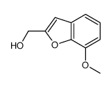 (7-methoxy-1-benzofuran-2-yl)methanol结构式