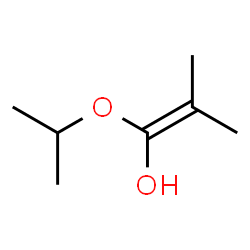 1-Propen-1-ol,2-methyl-1-(1-methylethoxy)-结构式