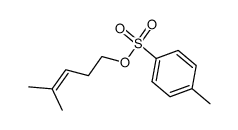 4-methylpent-3-enyl 4-methylbenzenesulfonate结构式