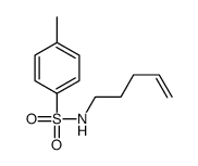 4-methyl-N-pent-4-enylbenzenesulfonamide结构式