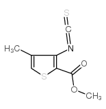 3-异硫氰基-4-甲基噻吩-2-羧酸甲酯结构式