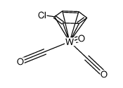 W(CO)3(η6-C6H5Cl) Structure
