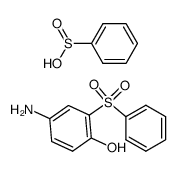 benzenesulfinate of 2-phenylsulfonyl-4-aminophenol结构式