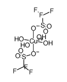 tetrahydroxybis(((trifluoromethyl)sulfonyl)oxy)copper结构式