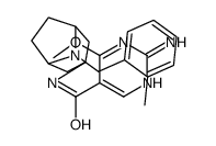 2-Amino-4-methoxy-N-(8-(o-methylbenzyl)-3-beta-nortropanyl)-5-pyrimidi necarboxamide结构式