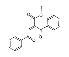methyl (E)-2-benzoyl-4-oxo-4-phenylbut-2-enoate Structure