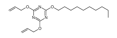 4,6-diallyloxy-2-decyloxy-1,3,5-triazine结构式