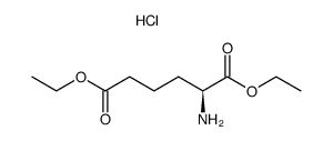 (S)-(+)-α-aminoadipoic acid diethyl ester hydrochloride salt Structure