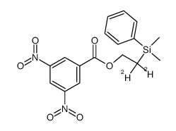 2-(dimethyl(phenyl)silyl)ethyl-2,2-d23,5-dinitrobenzoate结构式