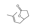 (5R)-5-(3-methylbut-2-enyl)oxolan-2-one Structure