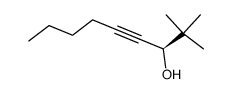 (R)-t-butyl 1-hexynyl carbinol Structure
