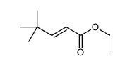 ethyl 4,4-dimethylpent-2-enoate Structure