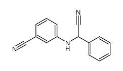 3-[(Cyano-phenyl-methyl)-amino]-benzonitrile结构式