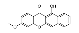 11-hydroxy-3-methoxybenzo[b]xanthen-12-one Structure