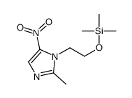 trimethyl-[2-(2-methyl-5-nitroimidazol-1-yl)ethoxy]silane Structure