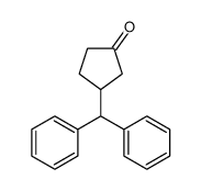 3-benzhydrylcyclopentan-1-one结构式