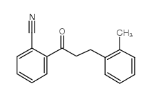 2'-CYANO-3-(2-METHYLPHENYL)PROPIOPHENONE结构式