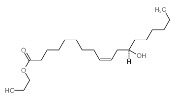 PEG-7 蓖麻醇酸酯结构式