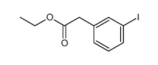 ethyl 2-(3-iodophenyl)acetate结构式