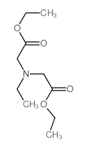 ethyl 2-(ethoxycarbonylmethyl-ethyl-amino)acetate结构式