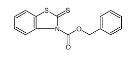 3(2H)-Benzothiazolecarboxylic acid, 2-thioxo-, phenylmethyl ester Structure